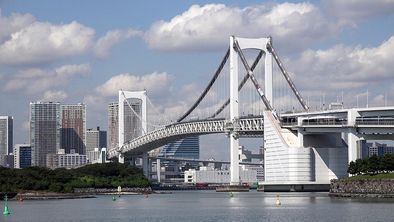 Walking around Odaiba