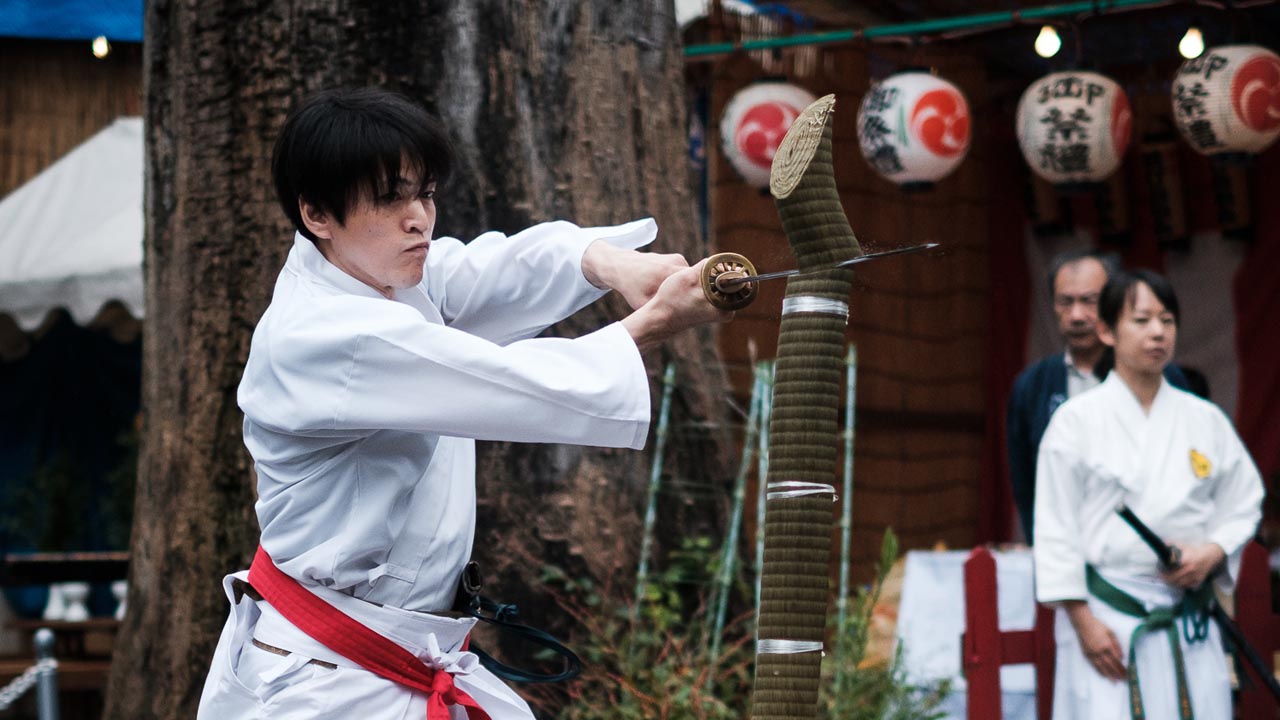 Iaido demonstration
