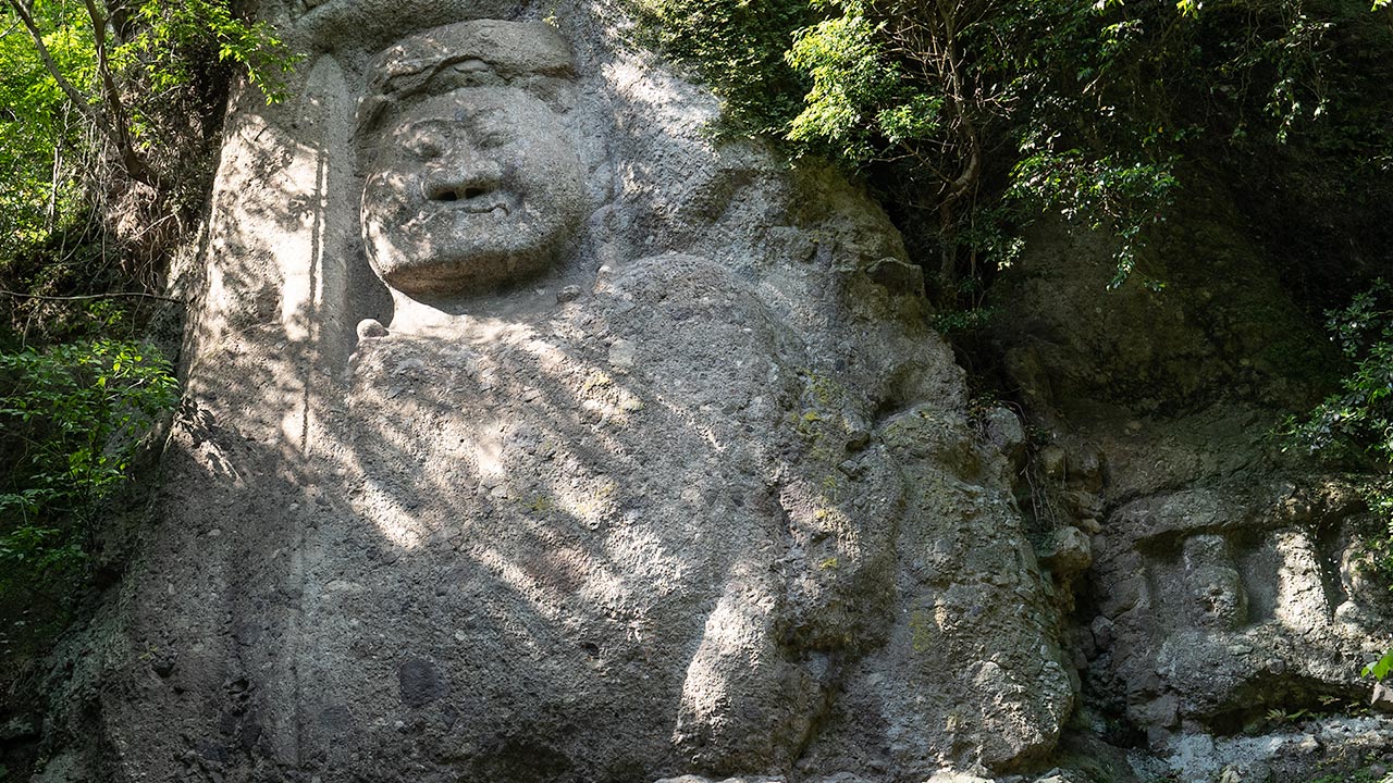 Kumano Magaibutsu Stone Buddha