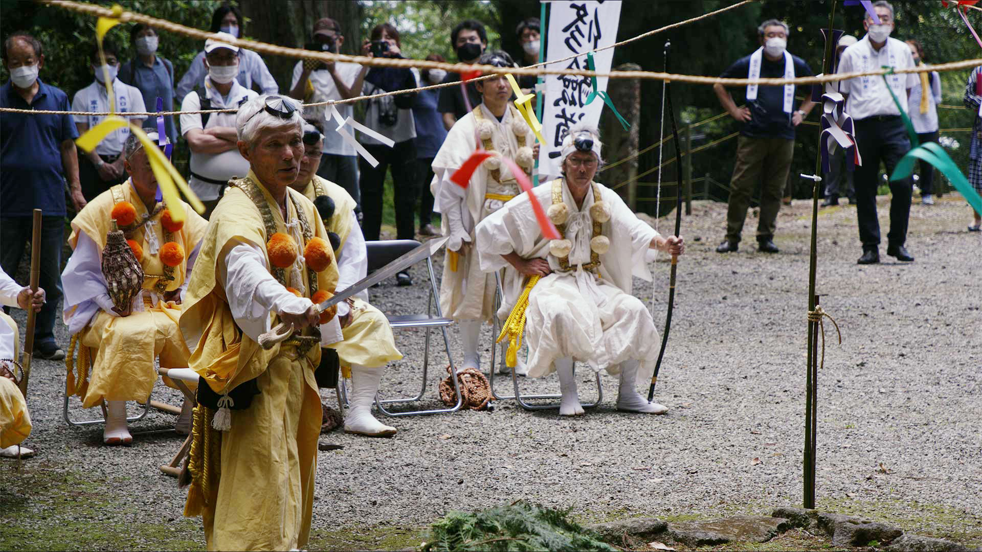 Fujisan Kaizan climbing ceremony